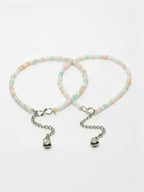 NVR Women Multicolour Artificial Beads Anklet