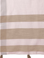 Shree Shyam Fashion The White Loom White Linen Cotton Saree