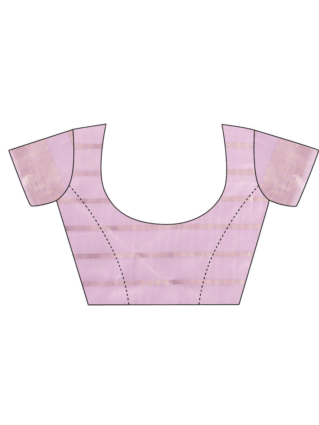 Shree Shyam Fashion Organza Light Pink Saree - Distacart