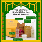 Alps Goodness Bridal Glow Kit (Beetroot Powder, Rose Water, Rosemary Water, Gold Facial Kit & Shea Butter)