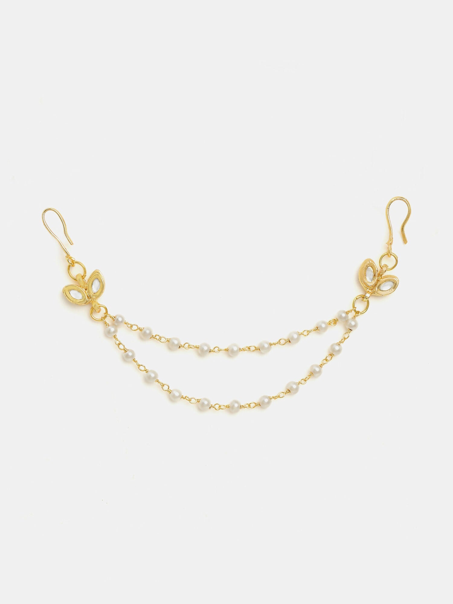 Ruby Raang Pearl Hair Jewellery - Distacart
