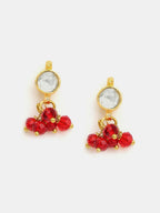 Ruby Raang Noor-E-Laal Pearl Tikka Set - Distacart