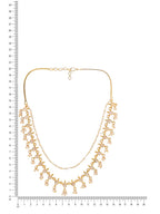 Ruby Raang Gold Kundan and Pearl Necklace