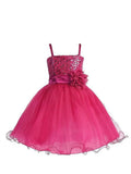 Asmaani Baby Girl's Pink Color Satin A-Line Frock (AS-DRESS-22135)