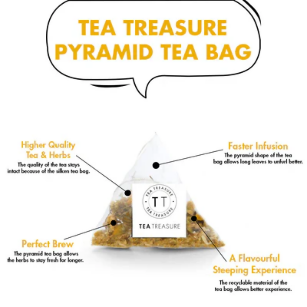 Tea Treasure Pure Chamomile Tea Bags - Distacart