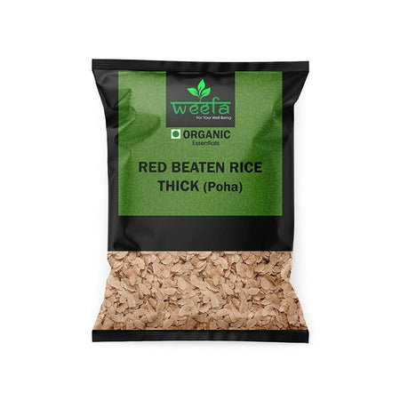 Weefa Organic Red Beaten Rice Thick Poha