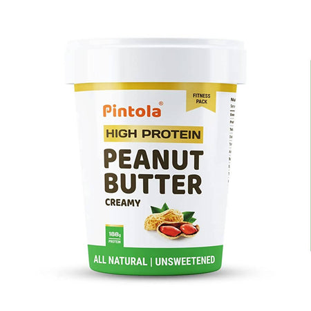 Pintola High Protein Natural Creamy Peanut Butter