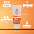 Light Up Gold Rush Gold Standard Vitamin C + 1% Ceramide Complex Sunscreen