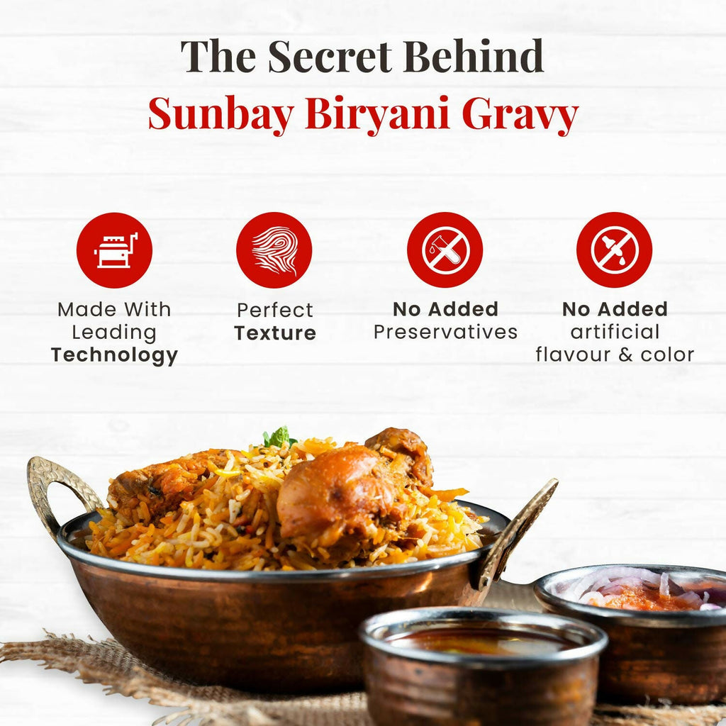 Sunbay Biryani Gravy Instant Gravy Mix - Authentic Recipe - Distacart