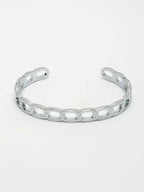 NVR Men's Silver Plated Cuff Bracelet - Distacart