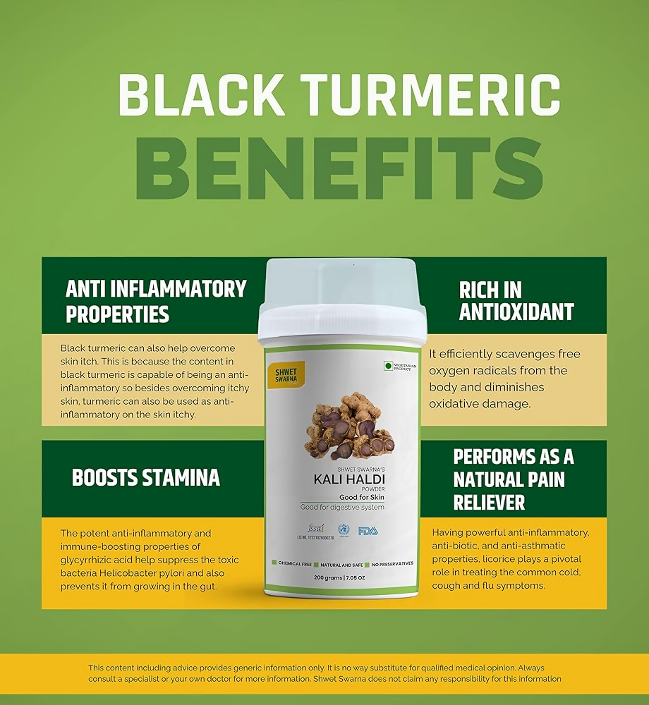 Shwet Swarna Black Turmeric Powder