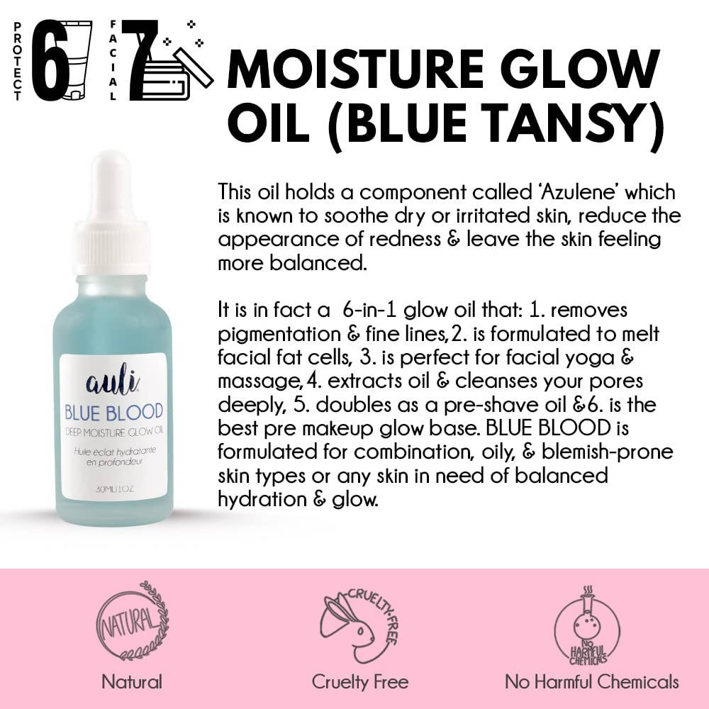 Auli Blue Blood Moisture Glow Oil (Blue Tansy)