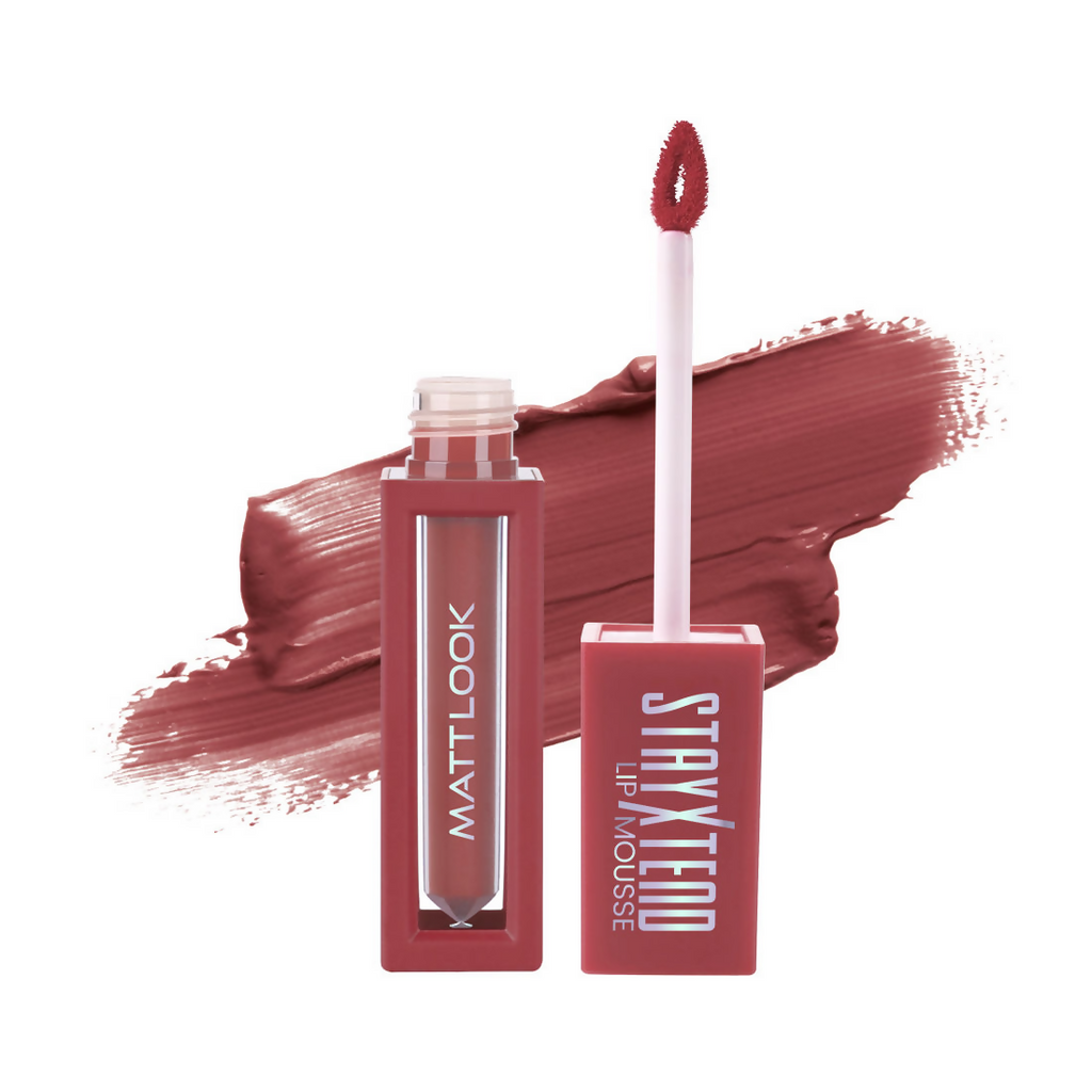 Matt Look Stayxtend Lip Mousse - Worthy Mauve - Distacart