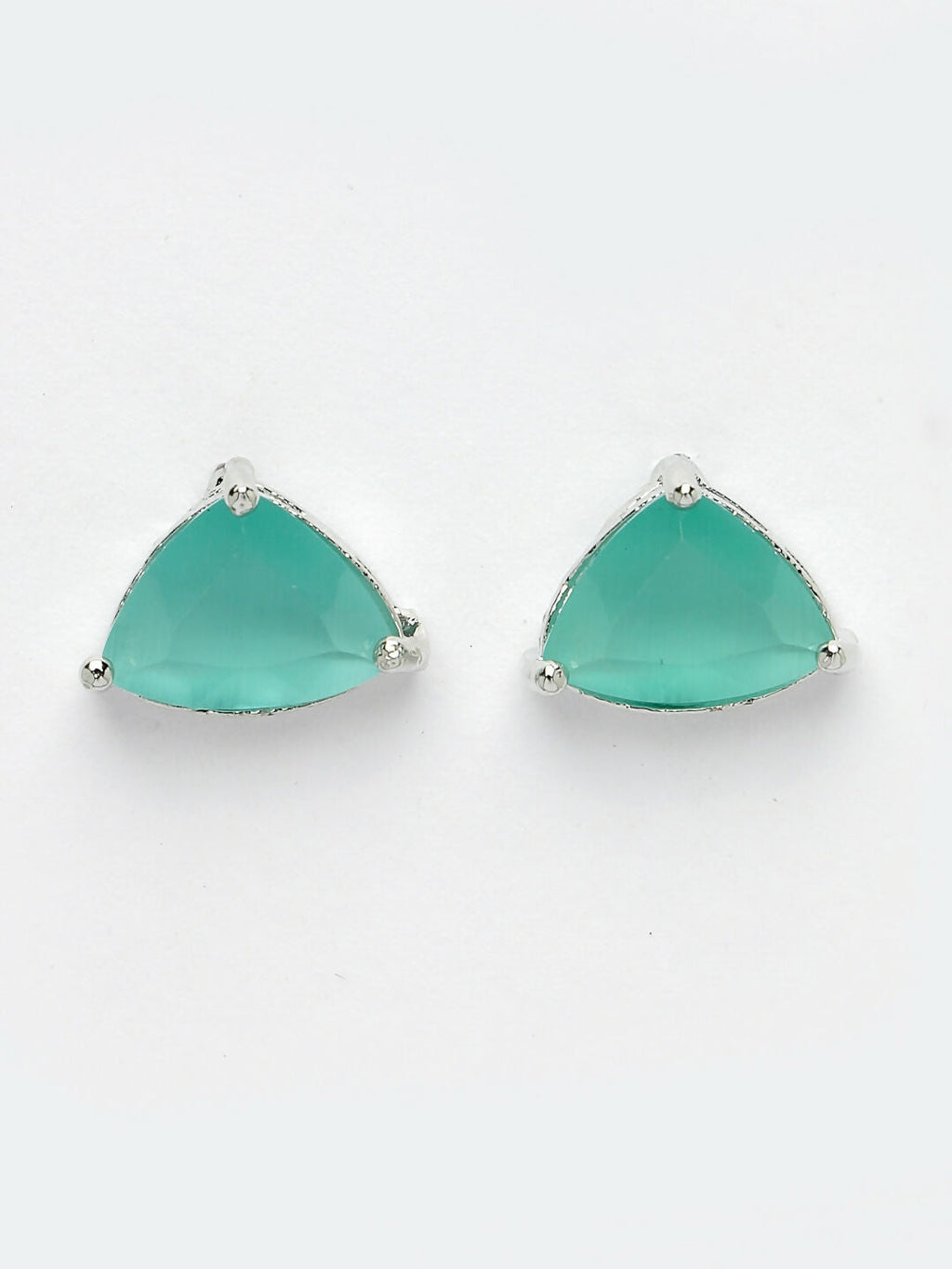 NVR Women's Green Artificial Stones Studded Handcrafted Jewellery Set