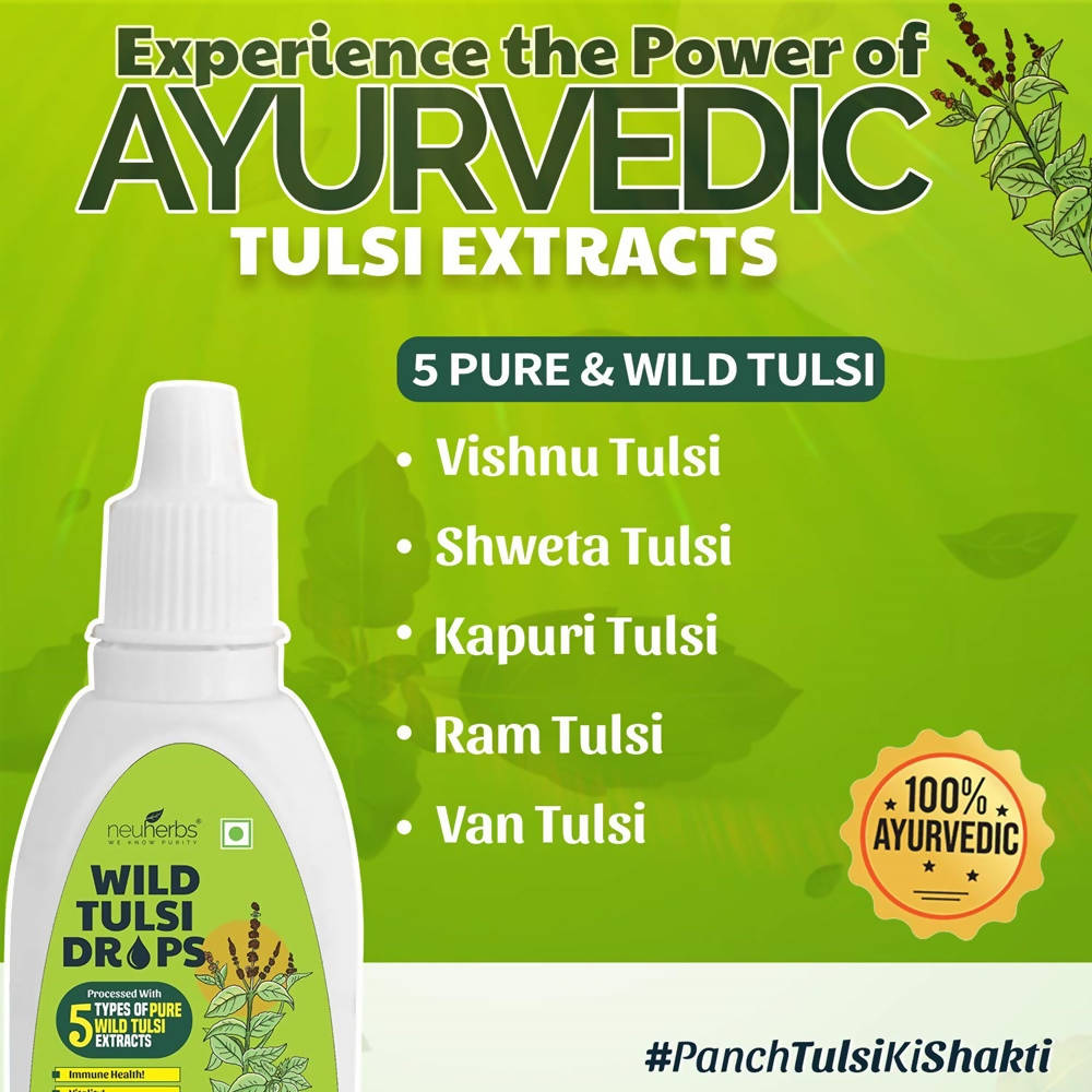 Neuherbs Wild Tulsi Drops