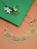 Kundan Pearl Choker - Ruby Raang - Distacart