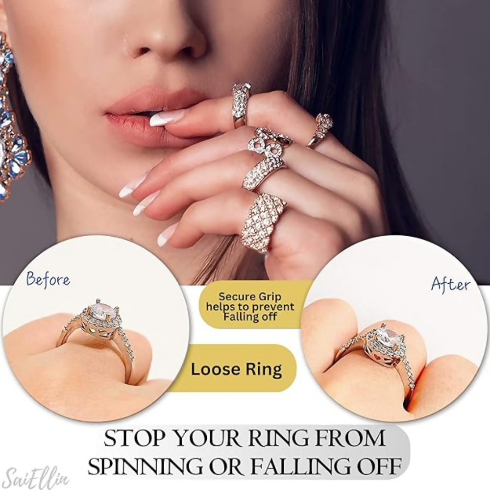 Saiellin Ring Size Adjuster For Loose Rings - Gold - Distacart