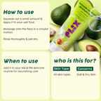 PLIX The Plant Fix Avocado Ceramide Moisture Rush Juicy Cleanser