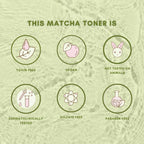 The Skin Diet Company Matcha Green Tea Toner Hydrates, Clarifies Pores, Alcohol-Free, For Oily Skin