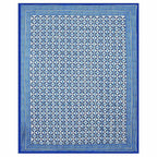 Premium Hand Printed Rajasthani Traditional Double/Queen Bedsheet with 2 Pillow Covers