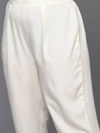Ahalyaa Women's Traditional wear Kurta Set - Off White
