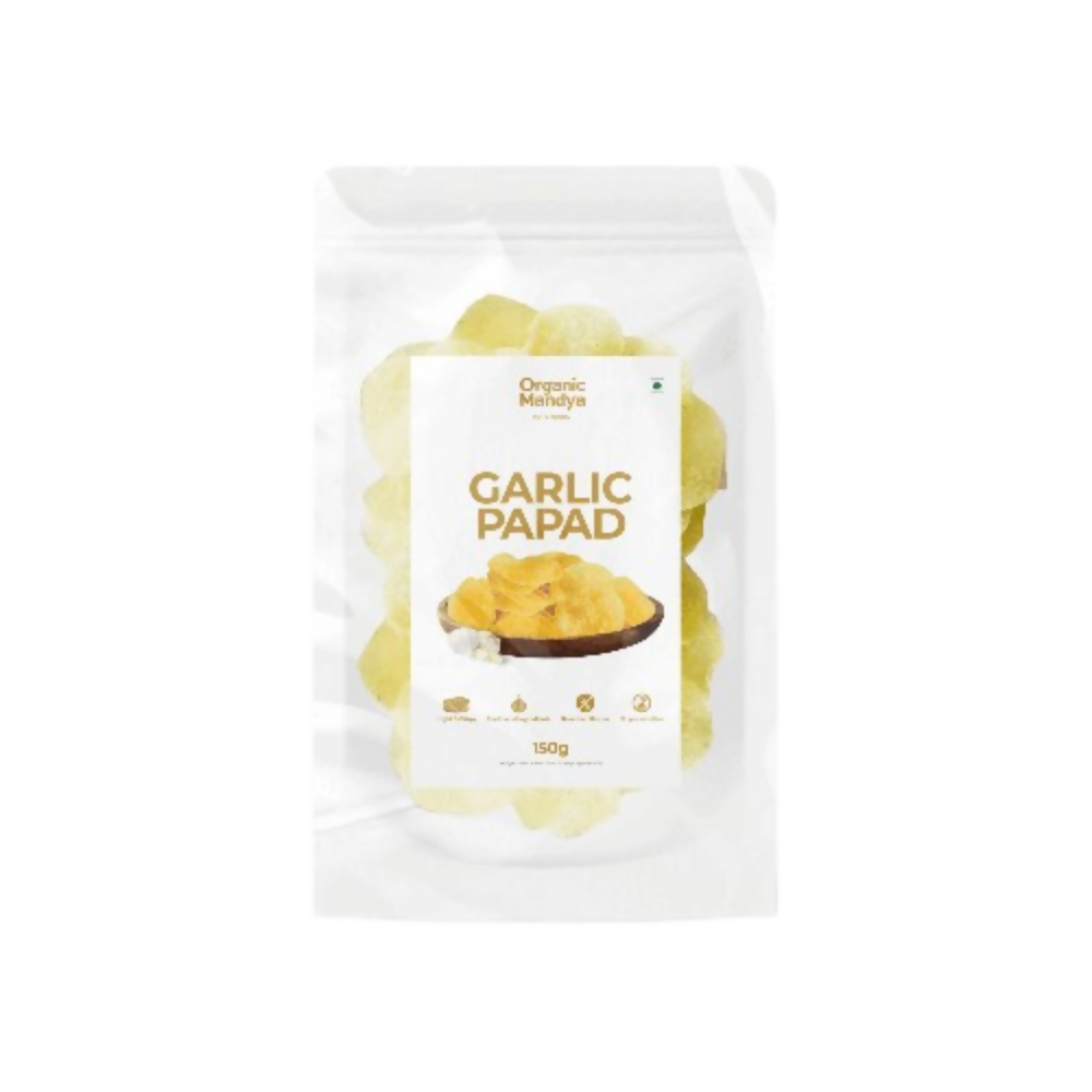Organic Mandya Garlic Papad - Distacart