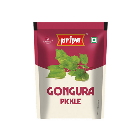 Priya Gongura Pickle with Garlic Sachet