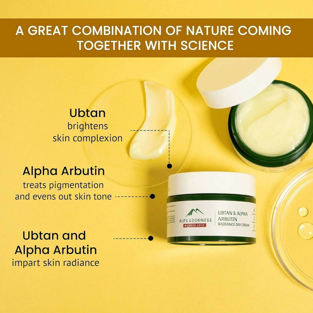 Alps Goodness Ubtan & Alpha Arbutin Radiance Day Cream