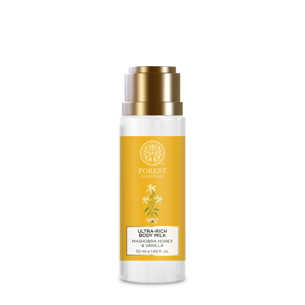 Forest Essentials Ultra Rich Body Milk Mashobra Honey & Vanilla Body Lotion