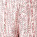 FIORRA Women's White Cotton A-line Kurta with Palazzo