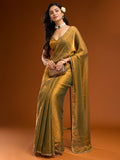kasee Solid Beads and Stones Saree - Distacart