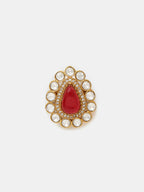 Ruby Raang Teardrop Brooch