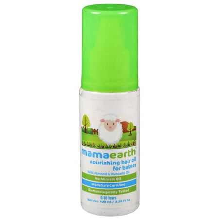 Mamaearth Nourishing Hair Oil For Babies For Repairs Dry Scalp & Stimulates New Hair Growth