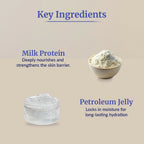 VI-JOHN Naturale Cleansing Milk with petroleum jelly for extra dry skin