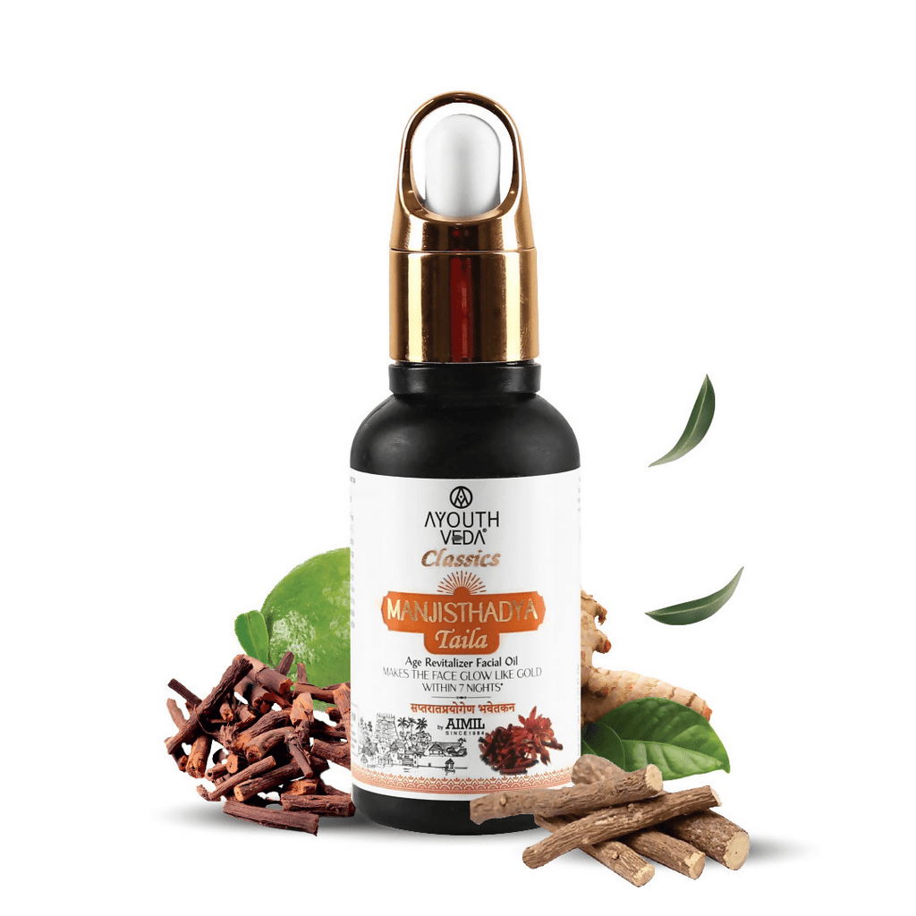 Ayouthveda Manjisthadya Taila (Facial Oil) - Distacart