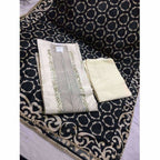 Designer Semi Stitched Dress with Gota Work