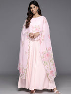 Ahalyaa Women's Traditional wear Dress - Pink - Distacart