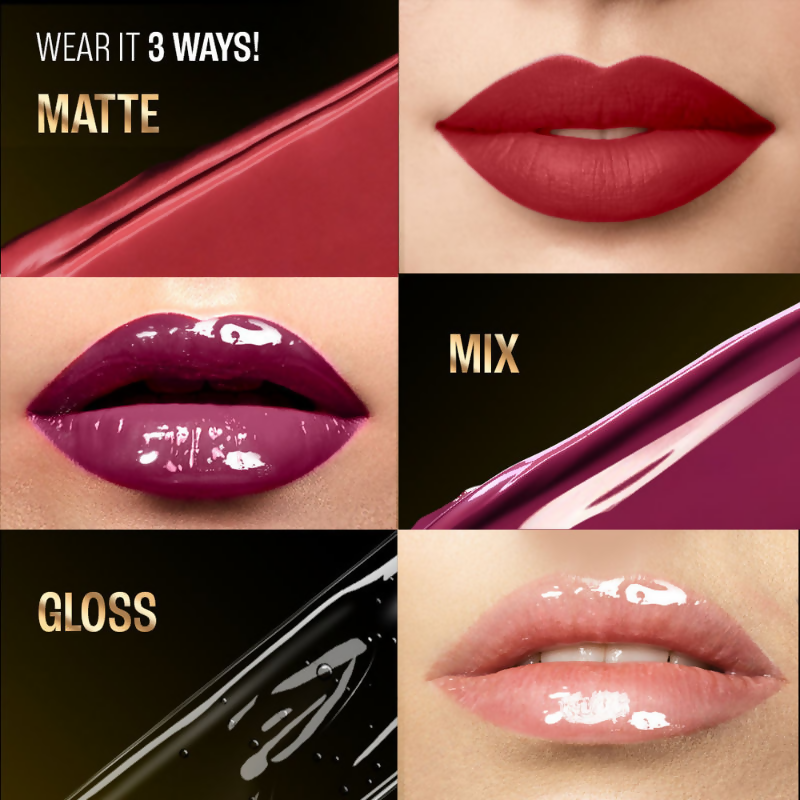 Lakme Ultimate Glam 4 In 1 Lip Stack - Party Chic
