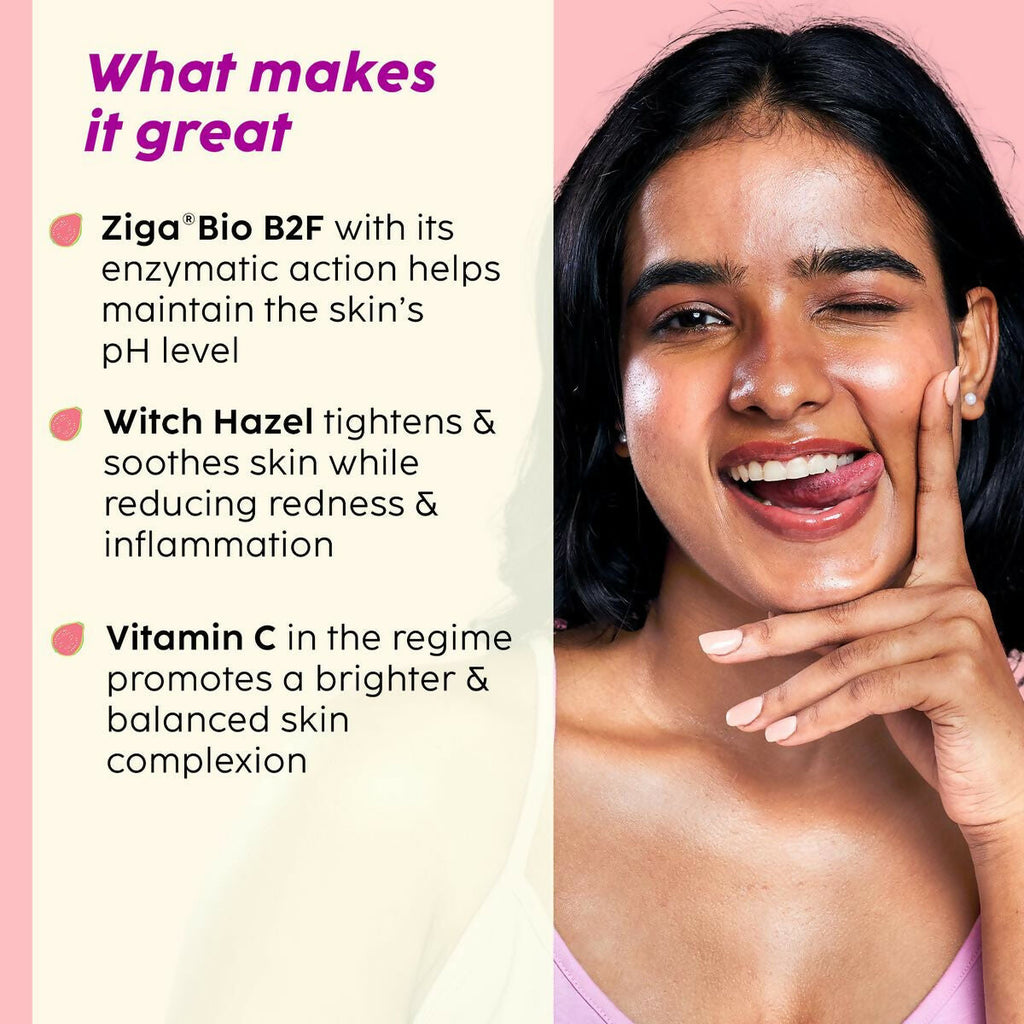 PLIX The Plant Fix Guava & Roses 2-in-1 Fat Water Toner Serum Hydrates Skin & Balances pH Levels