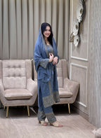 Teeya Creation Lavender Color Faux Georgette Embroidery Work Party Wear Salwar Suit - Distacart