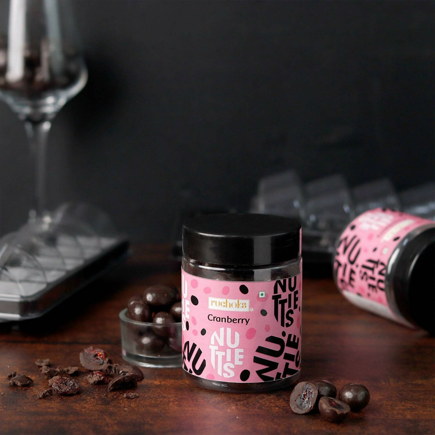 Dibha Ruchoks - Cranberry Dragees Chocolate Coated