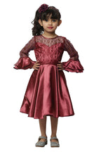 Asmaani Kids Party Wear Stylish Dresses, Perfect for Parties, Functions & Vacations - Maroon
