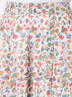Myshka Multicolor Cotton blend Printed Skirt