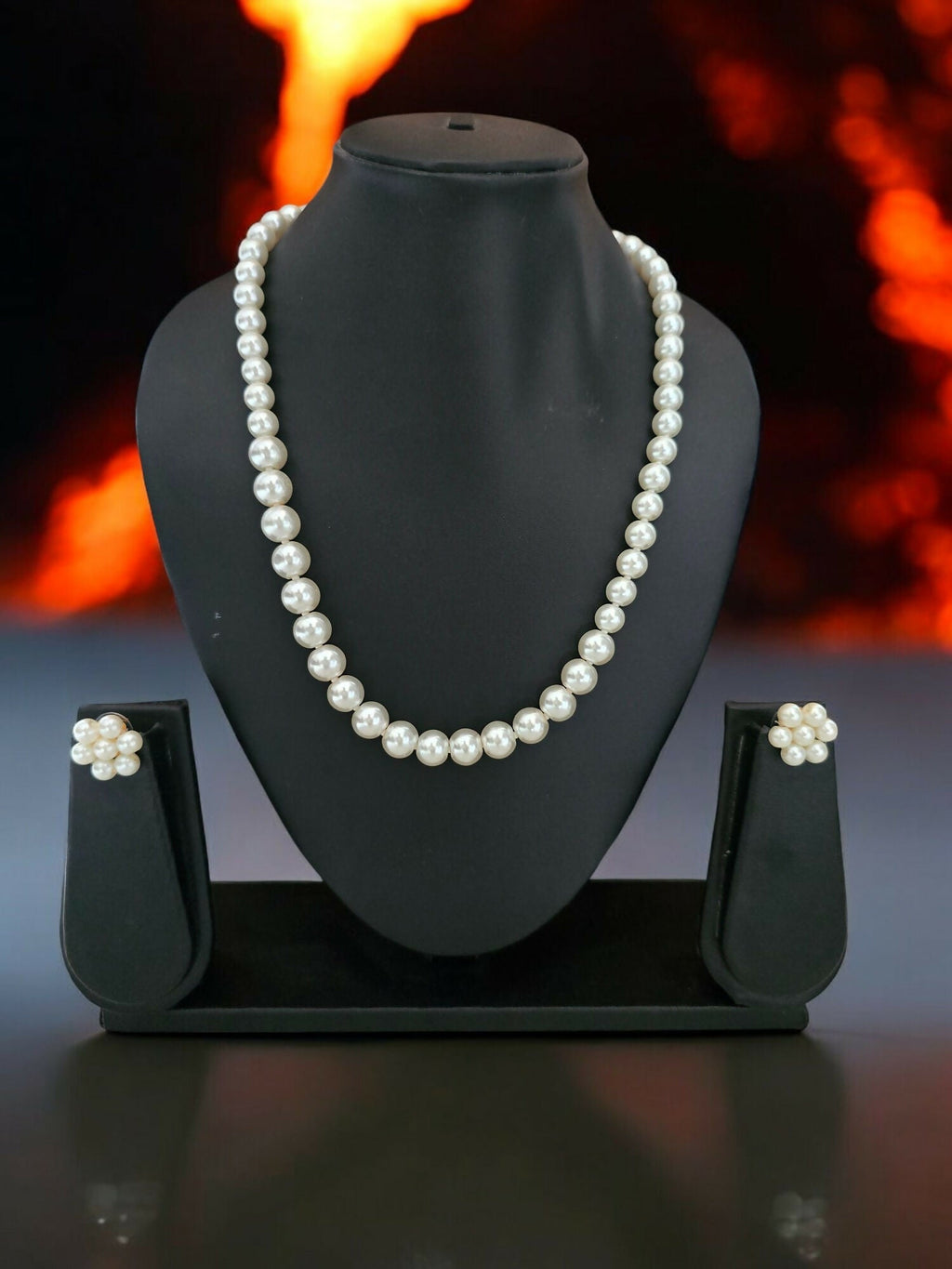 Inhanns Spectrum Everyday Pearl Sets - Single Strand - White