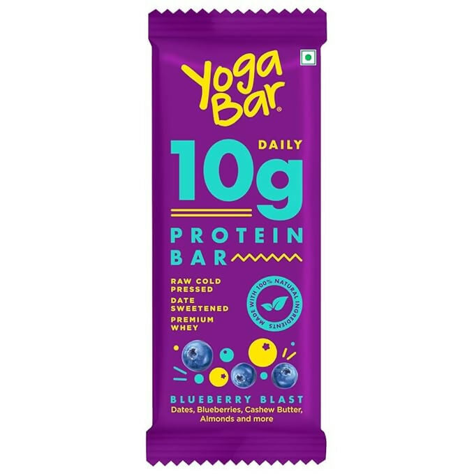 Yoga Bar Protein Bar - Blueberry Blast - Distacart