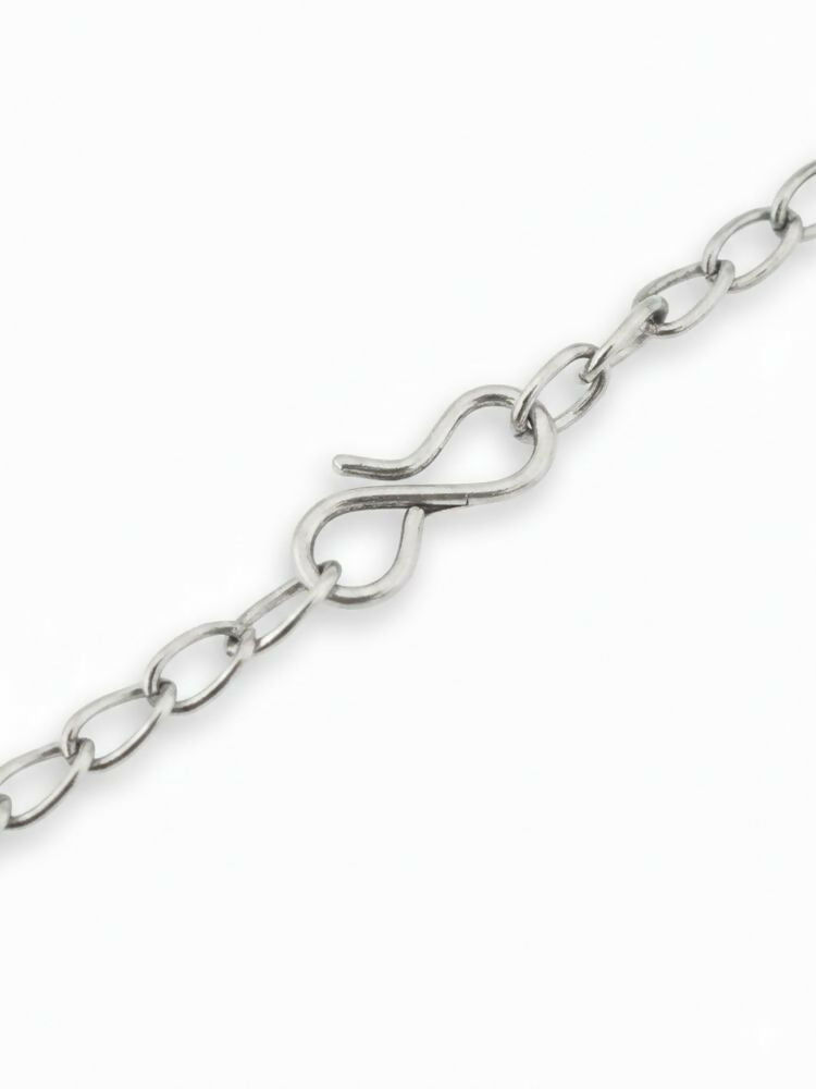 NVR Women Oxidised Silver Plated Necklace
