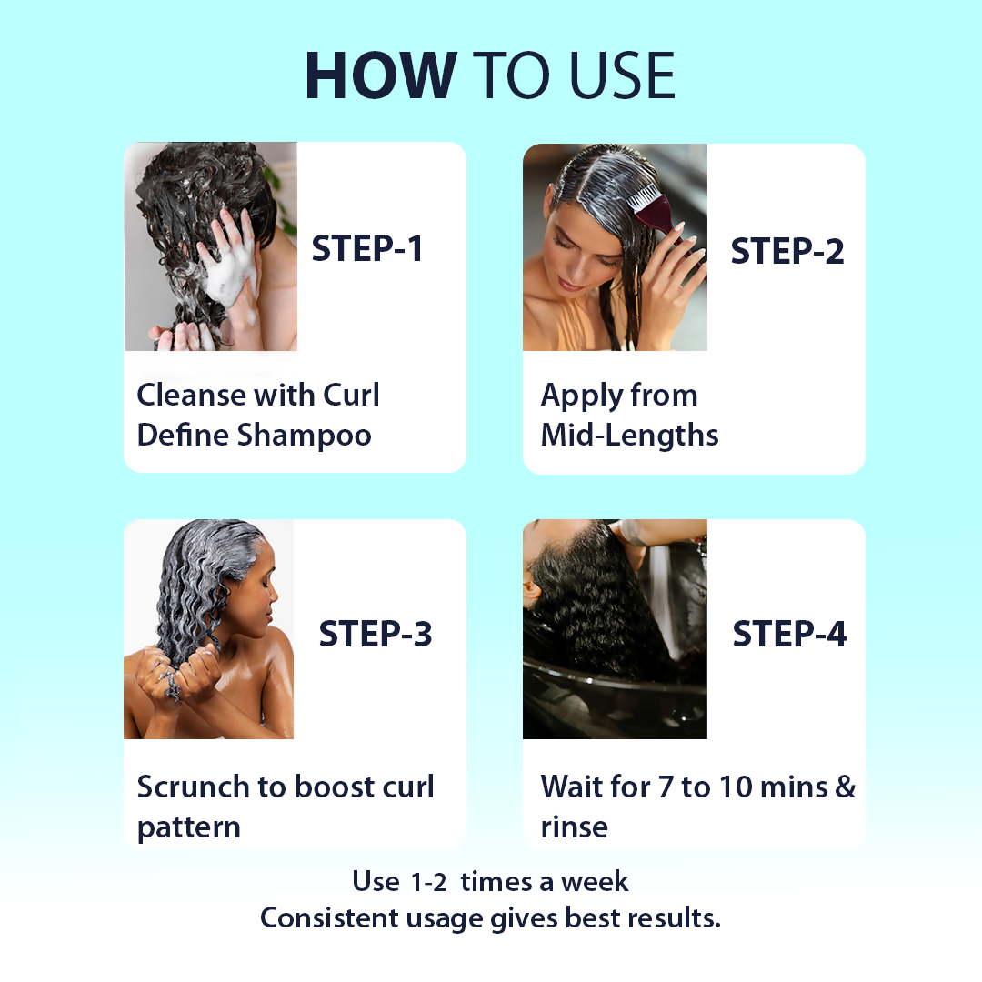 Dermistry Bio Actives Curl Define Complex Curl Defining & Retention Mask - Distacart
