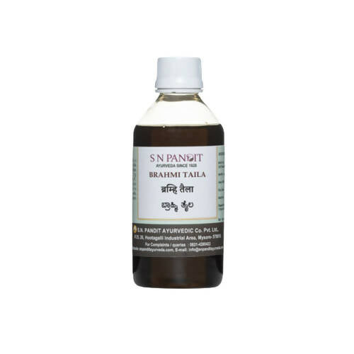 S N Pandit Ayurveda Brahmi Taila - Distacart