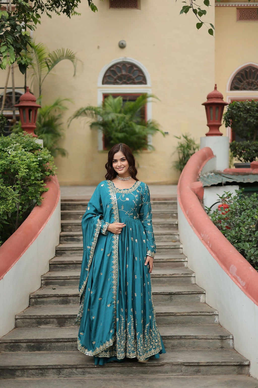 Joban Fashion Blackchinon Sequence Embroidery Work Kurta Set - Distacart