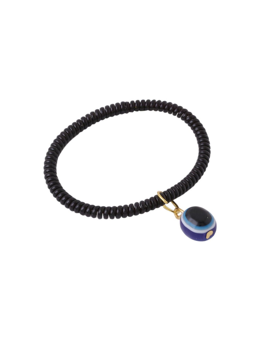 NVR Women Black Evil Eye Adjustable Bracelet - Distacart